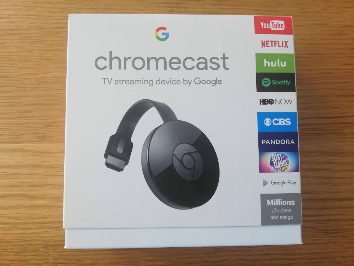 Google Chromecast 第2世代 ブラック GA3A00133A1…-