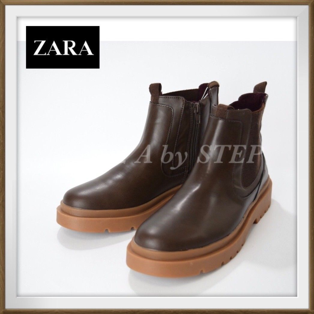 ZARA ザラ ブーツ 黒 25cm 39 ヒール7.5cm | www.downtownissaquah.com