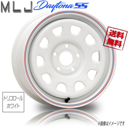 ホイール新品 4本セット MLJ デイトナ SS トリコロール DAYTONA 15インチ 5H108 6J+30 業販4本購入で送料無料_画像1