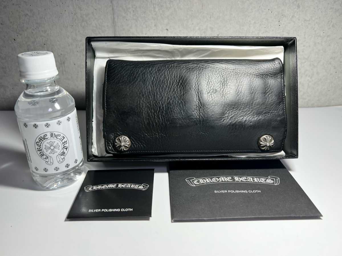美品!クロムハーツ ロンググリーシーウォレット 財布 長財布