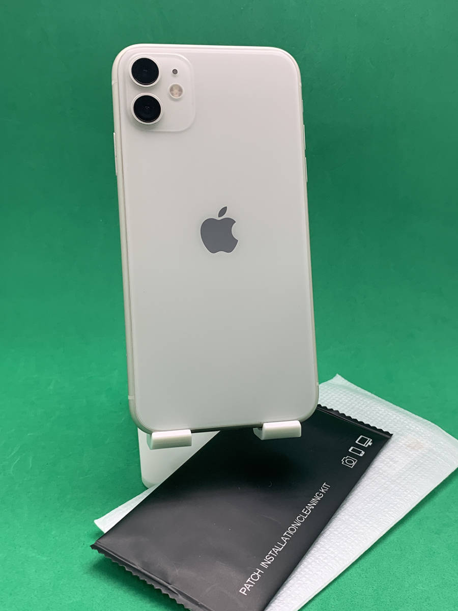 きれい 美品 iPhone11 【SIMフリー】64GB Green ガラスフィルム付 