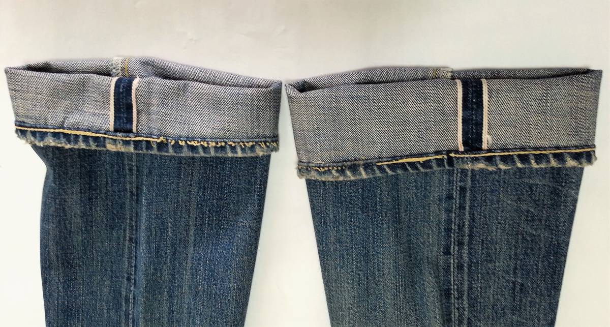 □LEVI'S 702XX 戦前モデル 1937 LVC W32 L34 片面BIG-E リーバイス 赤耳 デニム ジーンズ 501XX 復刻 日本製 皮パッチ RHC ＃9_画像10