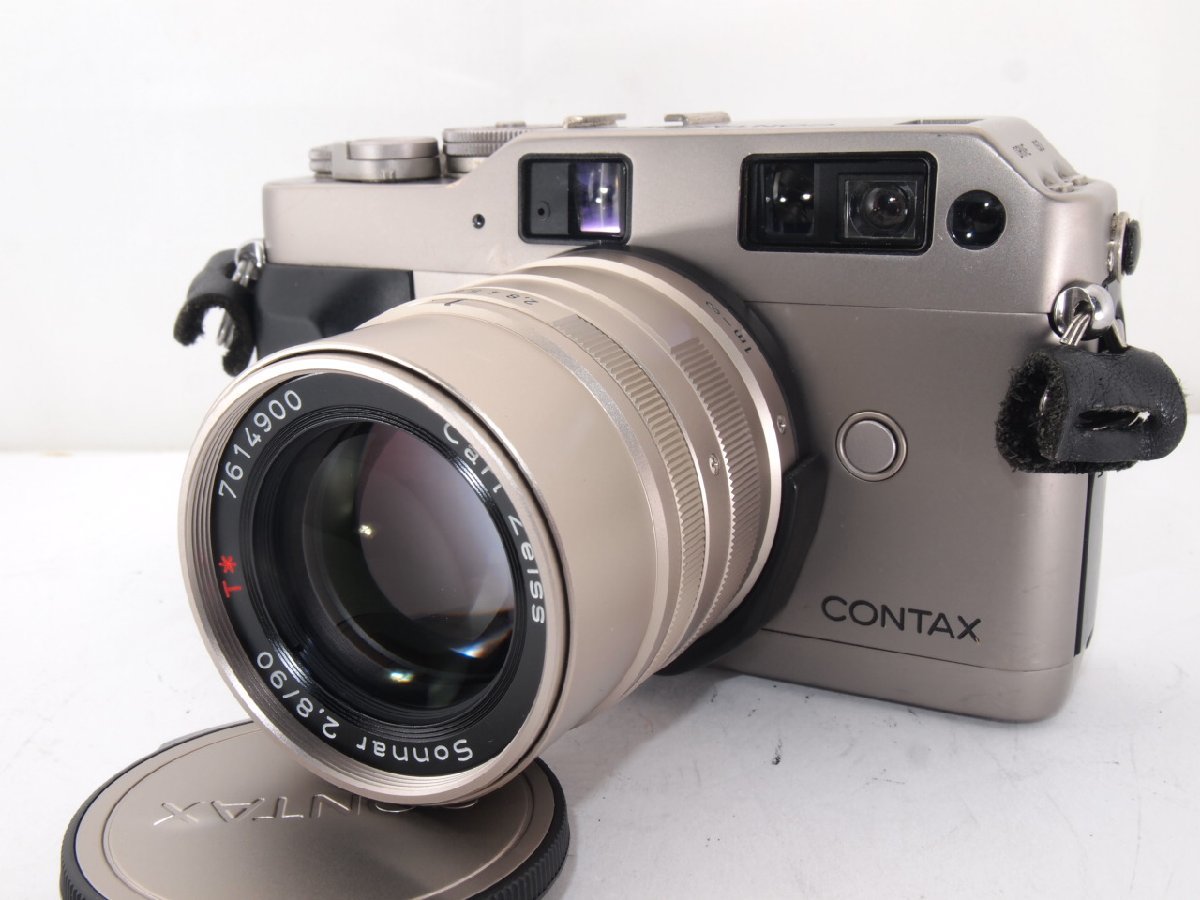 ☆極上品☆コンタックス CONTAX G1 + CARL ZEISS SONNAR 90MM F2.8 T