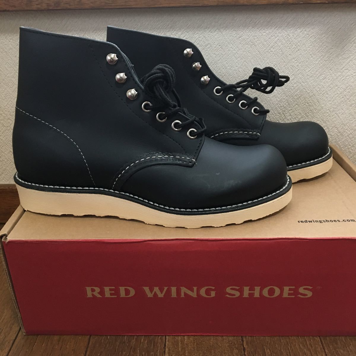 未使用★RED WING レッドウィング 8165　PLAIN TOE ブーツ　23.5㎝_画像3