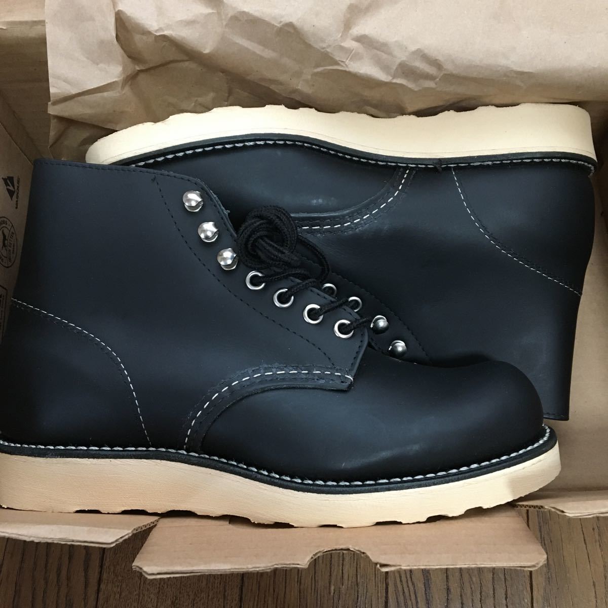 使い勝手の良い】 未使用☆RED WING レッドウィング 8165 PLAIN TOE