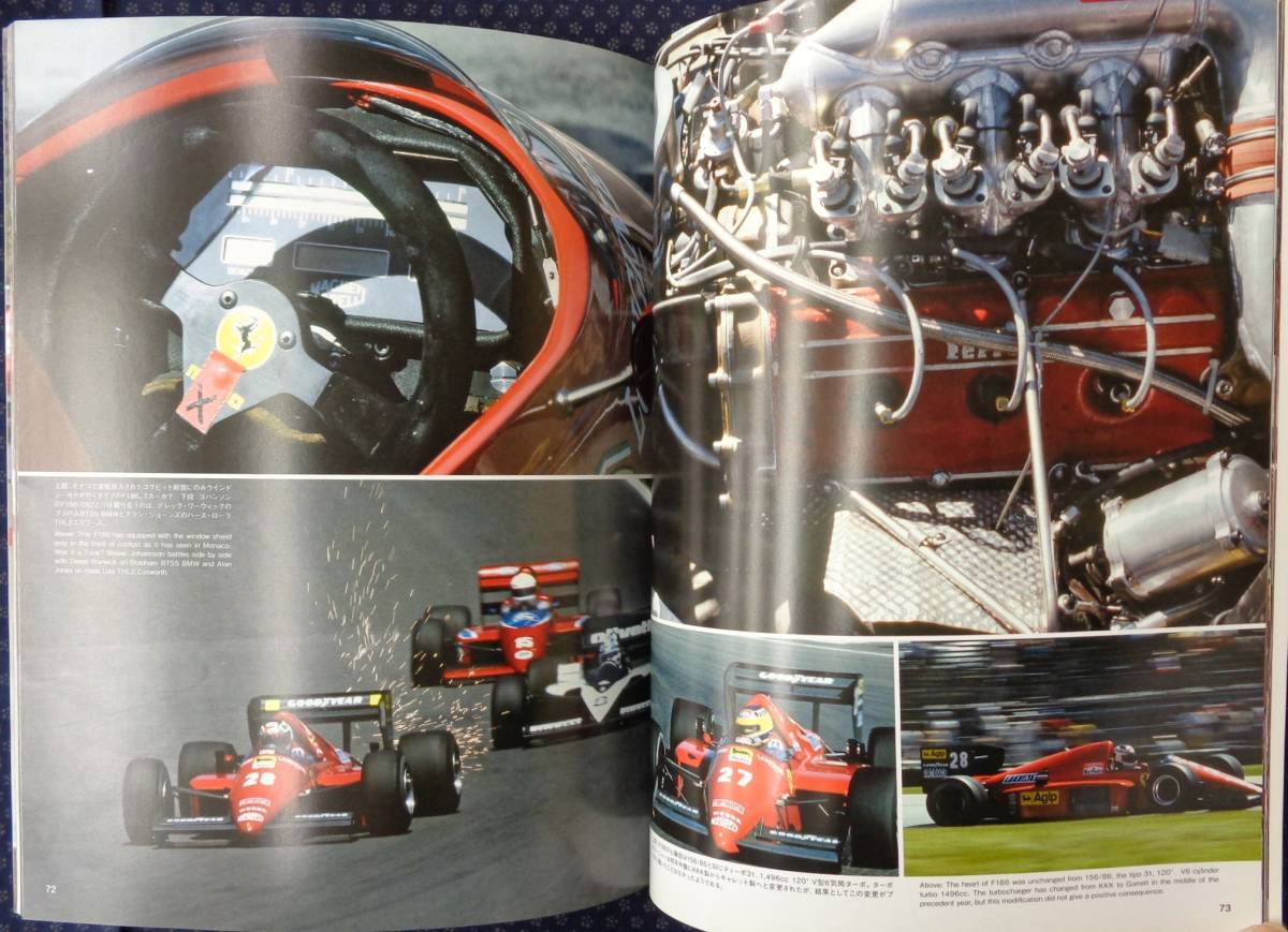 【Ferrari 156/85,186 1985-86 [Joe Honda Racing Pictorial series by HIRO No.22]】ジョーホンダ写真集byヒロ 2012年初版 フェラーリ,F-1_画像6