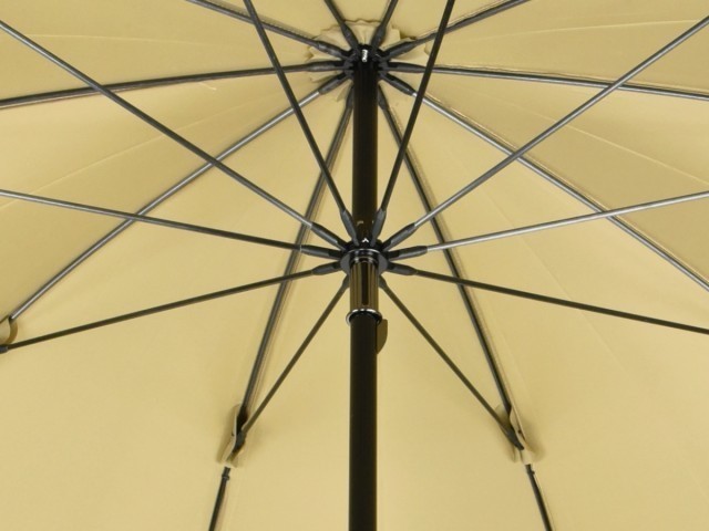 入荷中 ワカオ 長傘 メンズ 傘 大判 ベージュ 親骨70cm 超撥水 雨傘 10