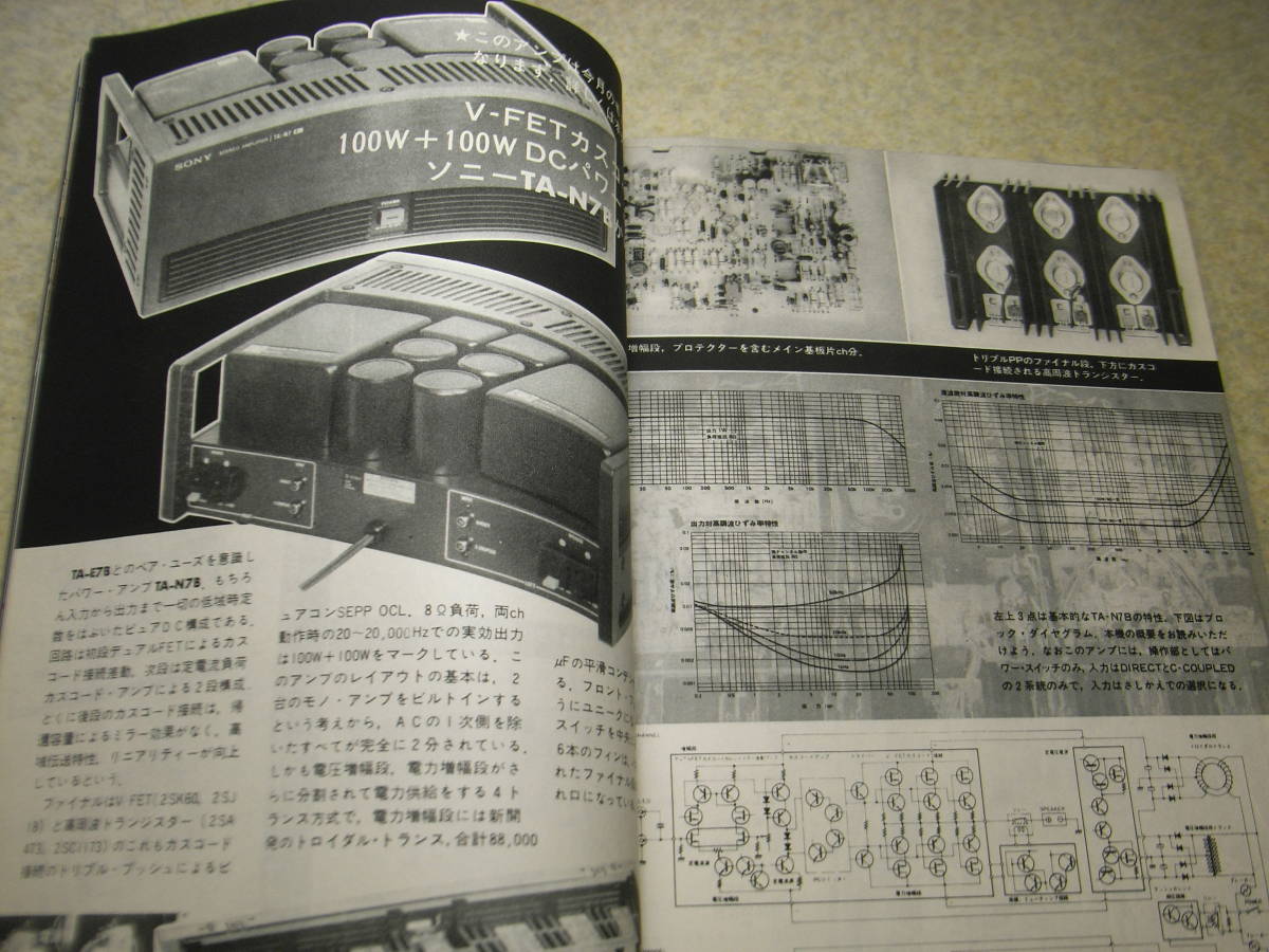 無線と実験 1977年5月号 EL34アンプの製作 ナカミチ620全回路図 ナカミチ630/ソニーTA-E7B/TA-N7B/トリオKA-7300D/ヤマハCA-X11/CT-X11の画像6