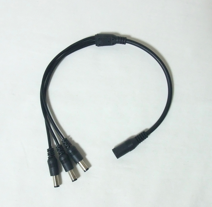  outer diameter 5.5mm inside diameter 2.1mm size DC power supply 3 sharing cable ( new goods )