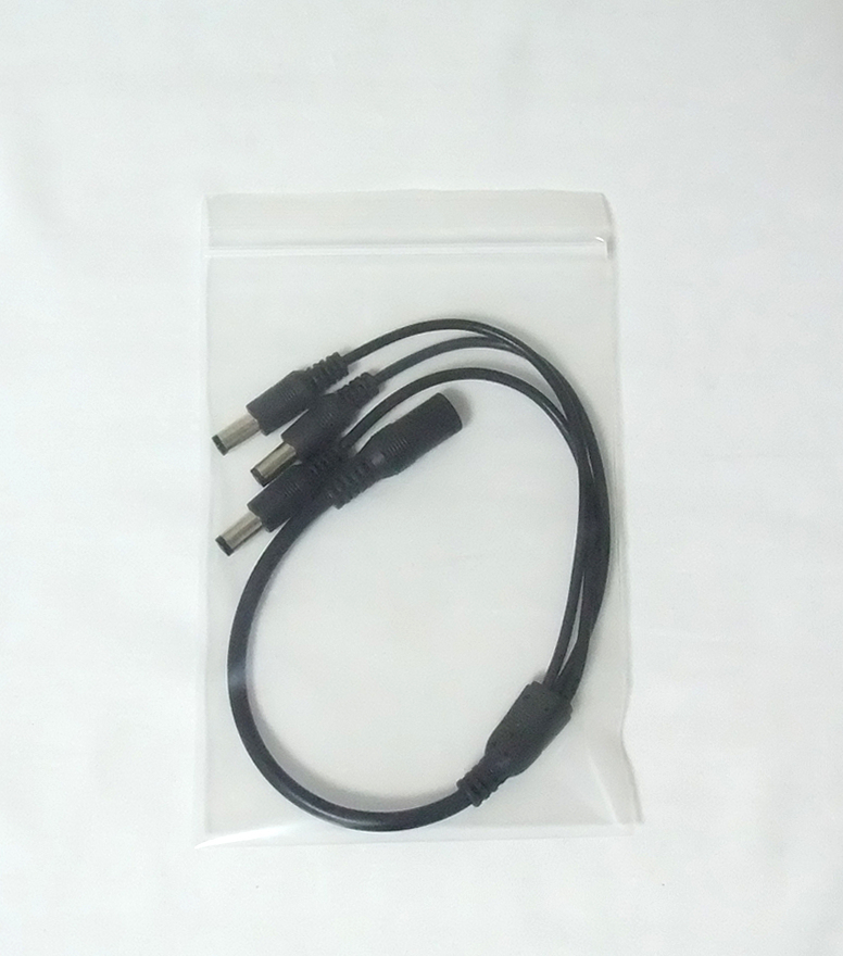  outer diameter 5.5mm inside diameter 2.1mm size DC power supply 3 sharing cable ( new goods )