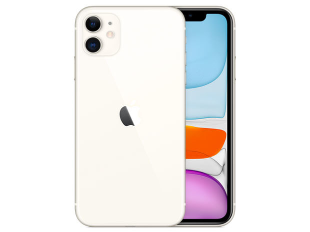 【整備済美品】Apple iPhone 11 64GB MHDC3J/A ホワイト SIMフリー【送料無料】【即日発送、土、祝日発送】