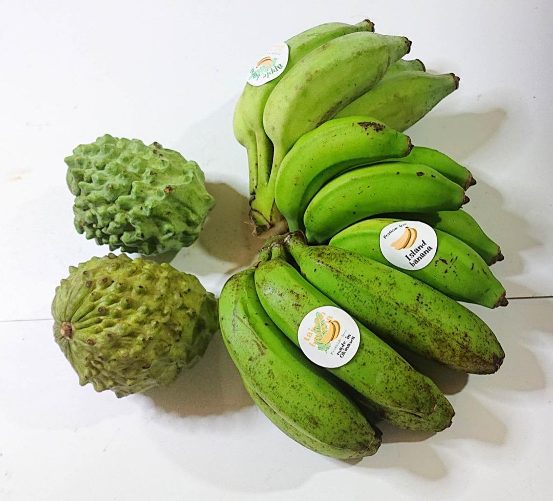 大人気 旬の絶品果実 沖縄産アテモヤ アップルバナナ １kgセット