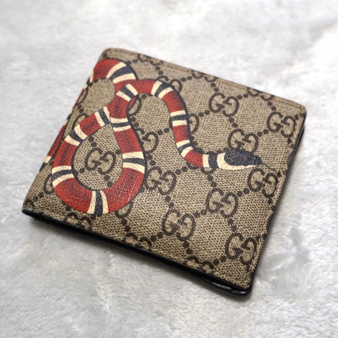 GUCCI グッチ 財布 キングスネーク 蛇 折財布｜Yahoo!フリマ（旧PayPay