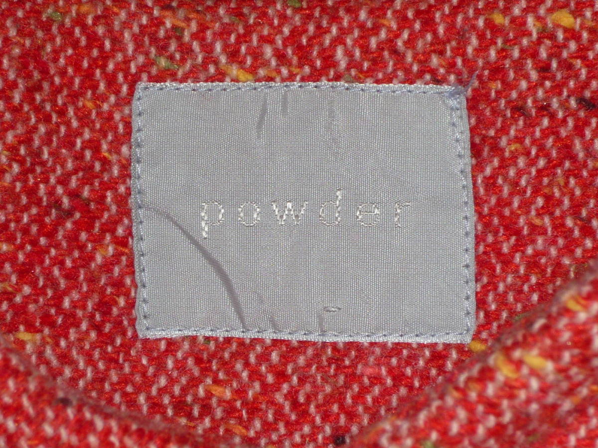 powder 長袖 ダッフルコート 中古品 パウダー 下迫秀樹 ピンクハウス姉妹ブランド_画像5