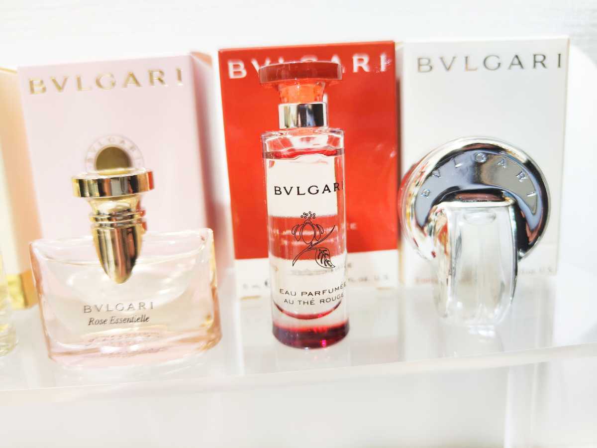 未使用】BVLGARI ブルガリ ミニ香水 クリスタリン ローズ