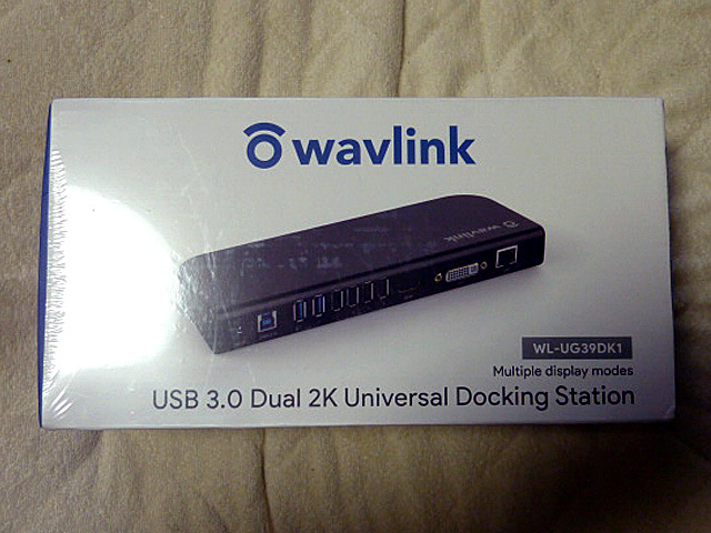  new goods unopened WAVLINK USB 3.0 universal *do King station * dual video monitor * display *221228
