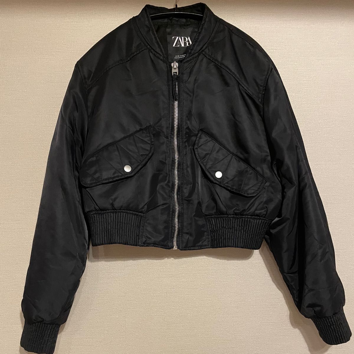 ZARA アウター クロップドボンバージャケット XS MA-1|Yahoo ZARA アウター クロップドボンバージャケット XS MA-1|Yahoo