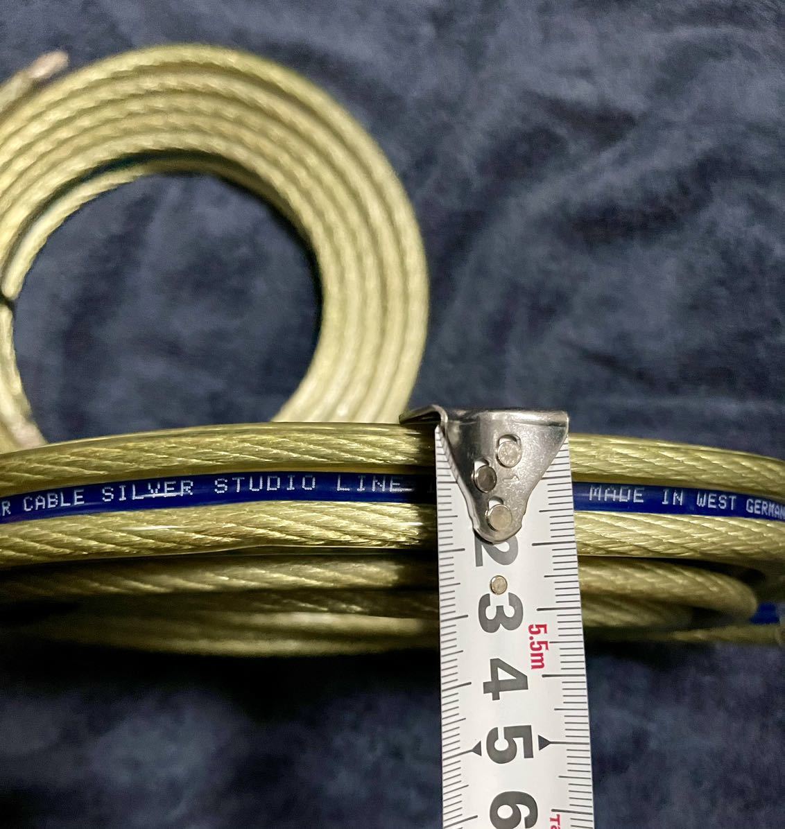モニターパワーケーブル/シルバースタジオLINE 10,00 QMM 西ドイツ製 Yahoo!オークション - MONITOR POWER CABLE SILVER STUDIO LINE