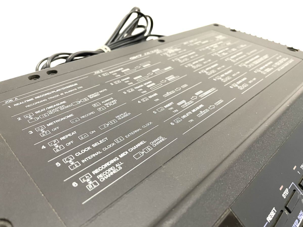  Vintage YAMAHA Yamaha QX7 digital sequencer цифровой секвенсор MIDI редкостный товар электризация кнопка реакция OK немедленно есть 