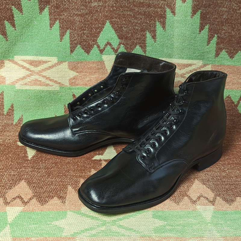 デッドストック 【THE Miracle Shoe】 30s Kid Skin Comfort Boots / 30年代 レザー ブーツ キッドスキン ビンテージ アンティーク 20s40s