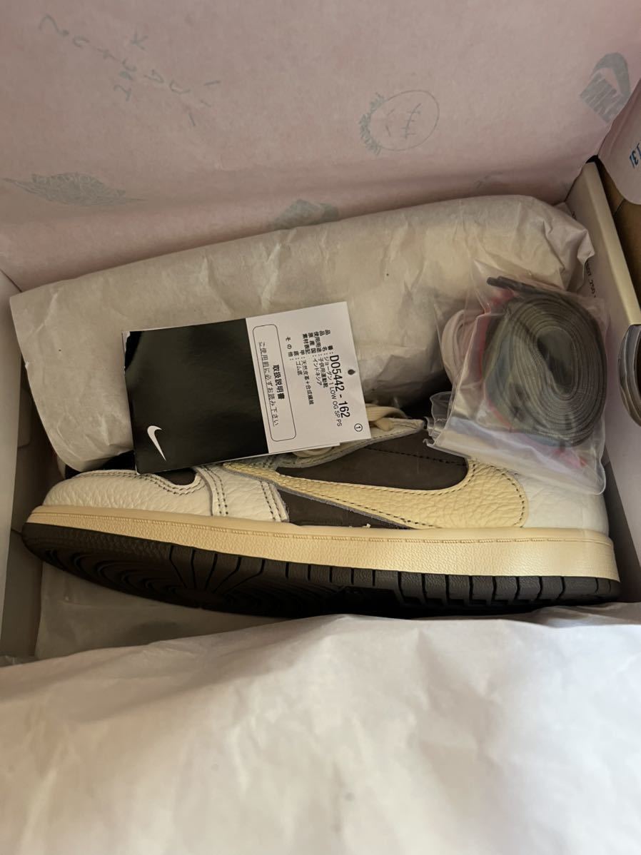 ☆22cm☆Travis Scott × Nike Air Jordan 1 Low トラヴィススコット