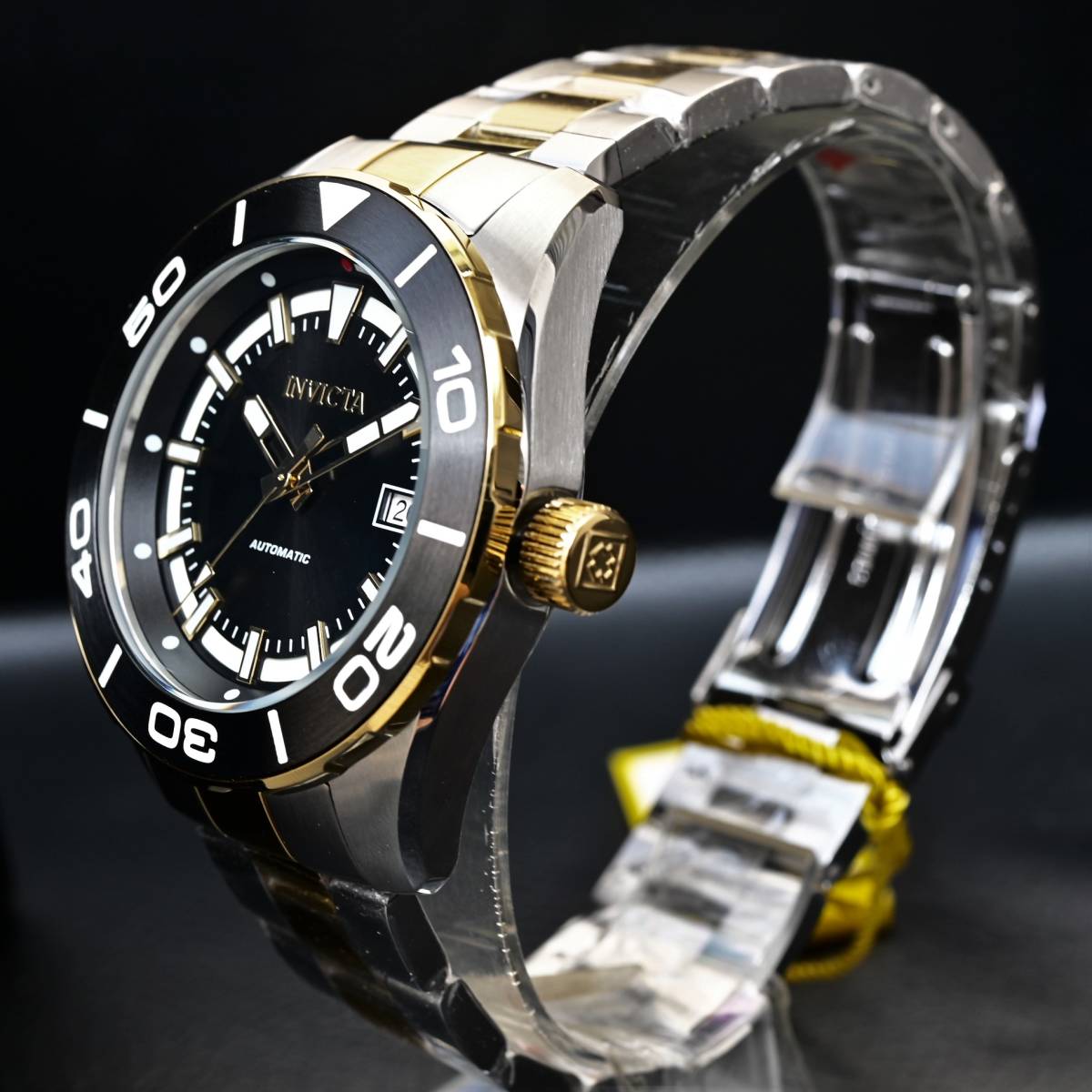 Invicta Pro Diver セイコー自動巻 200m防水 ゴールド | tspea.org