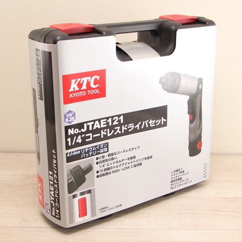 人気買付 KTC 1 4sq.コードレスドライバセット JTAE121 JTAE www