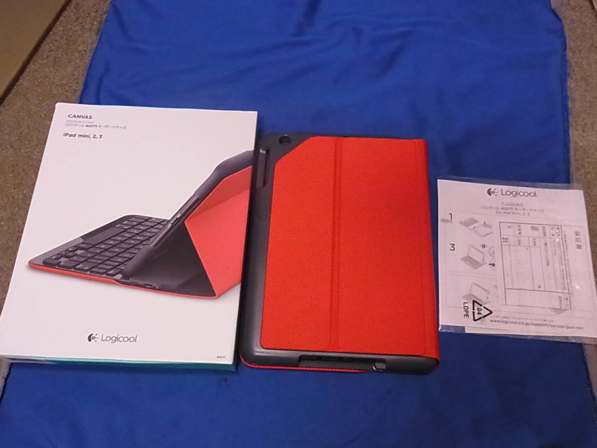 Logicool iPad mini 2 3 専用カバー一体型のキーボード CANVAS iK0771