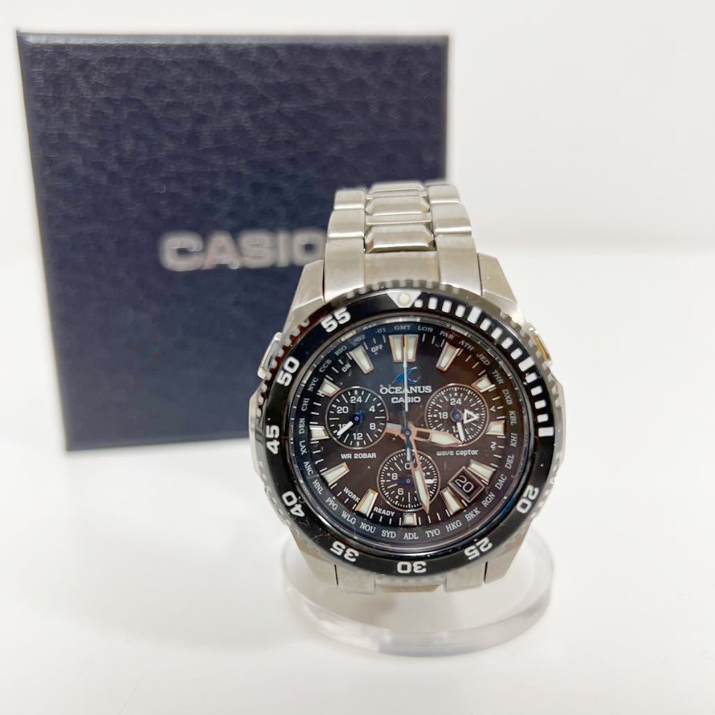 品質のいい OCEANUS CASIO カシオ クロノグラフ OCW-650T オシアナス OCEANUS