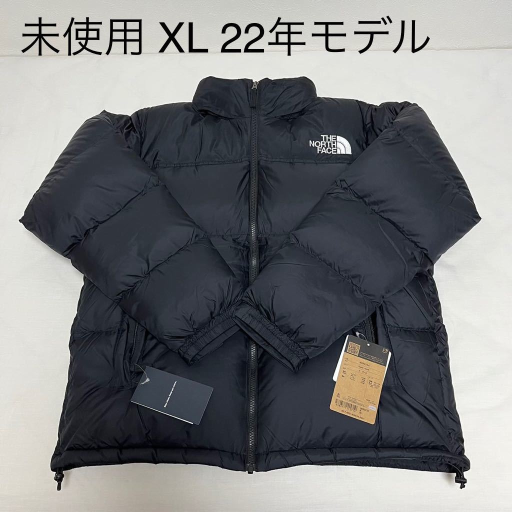 未使用 22年モデル THE NORTH FACE Nuptse Jacket Black size:XL タグ