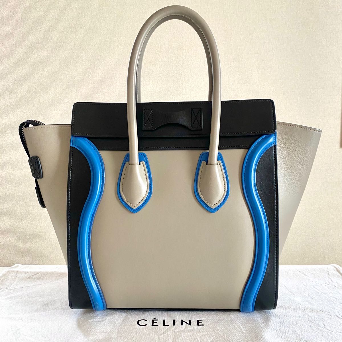 CELINE ラゲージナノ トリコロール 美品