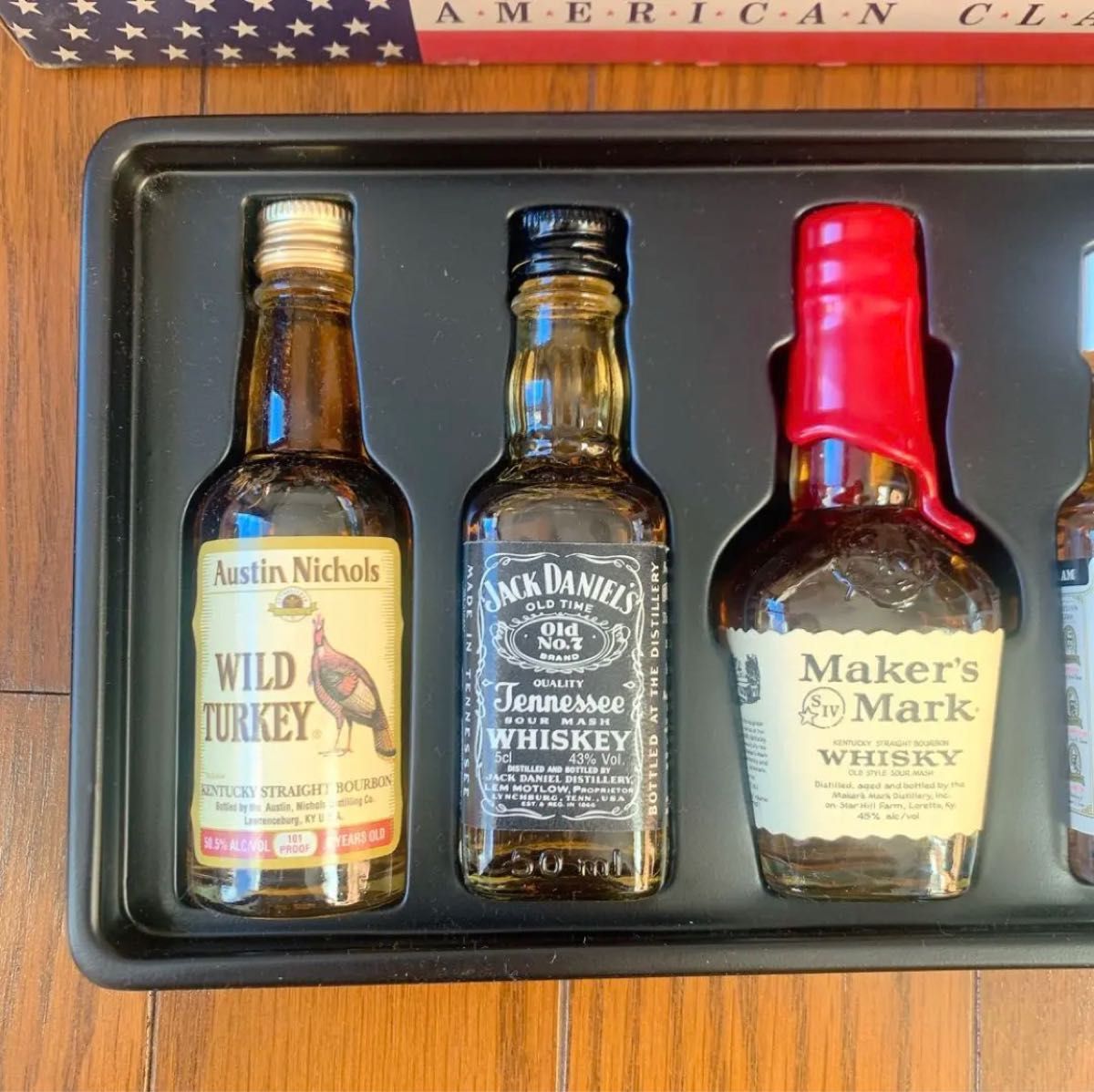 American Classics ウイスキー ミニボトル 6本セット 古酒 American Classics ウイスキー ミニボトル 6本セット 古酒