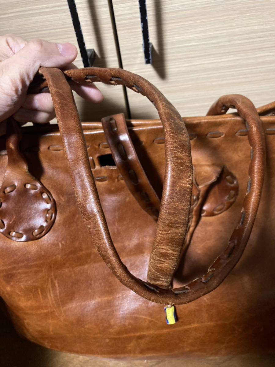 Henry Cuir トートバッグ ヒッピー アンリークイール アンリクイール