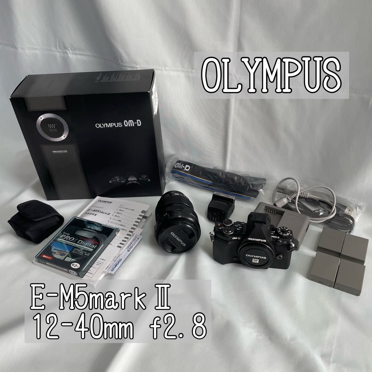 オリンパス OM-D E-M5 MarkII Proレンズキット ブラック ジャパン公式