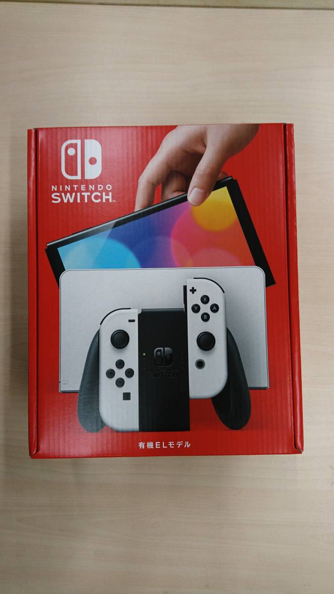 正式的 任天堂 Nintendo Switch 有ELモデル ホワイト スイッチ