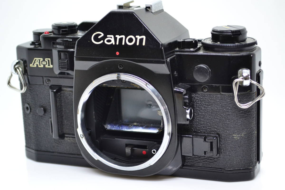 Canon AV-1 ブラック キャノン フィルムカメラ 動作確認は詳細欄必読 