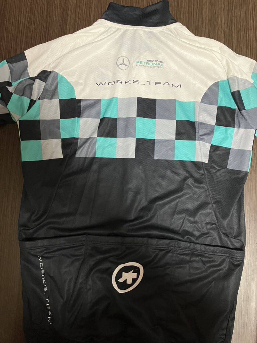 assos アソス メルセデス ペトロナス サイクルジャージ M