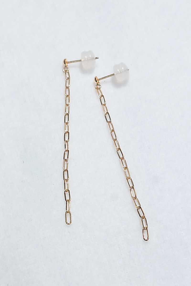 スッキリ! K18 地金 53㎜ ピアス(137379) | noonanwaste.com