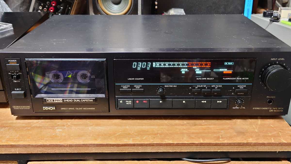 DENON DR-M35HX 3ヘッドカセットデッキ【ジャンク品】_画像1