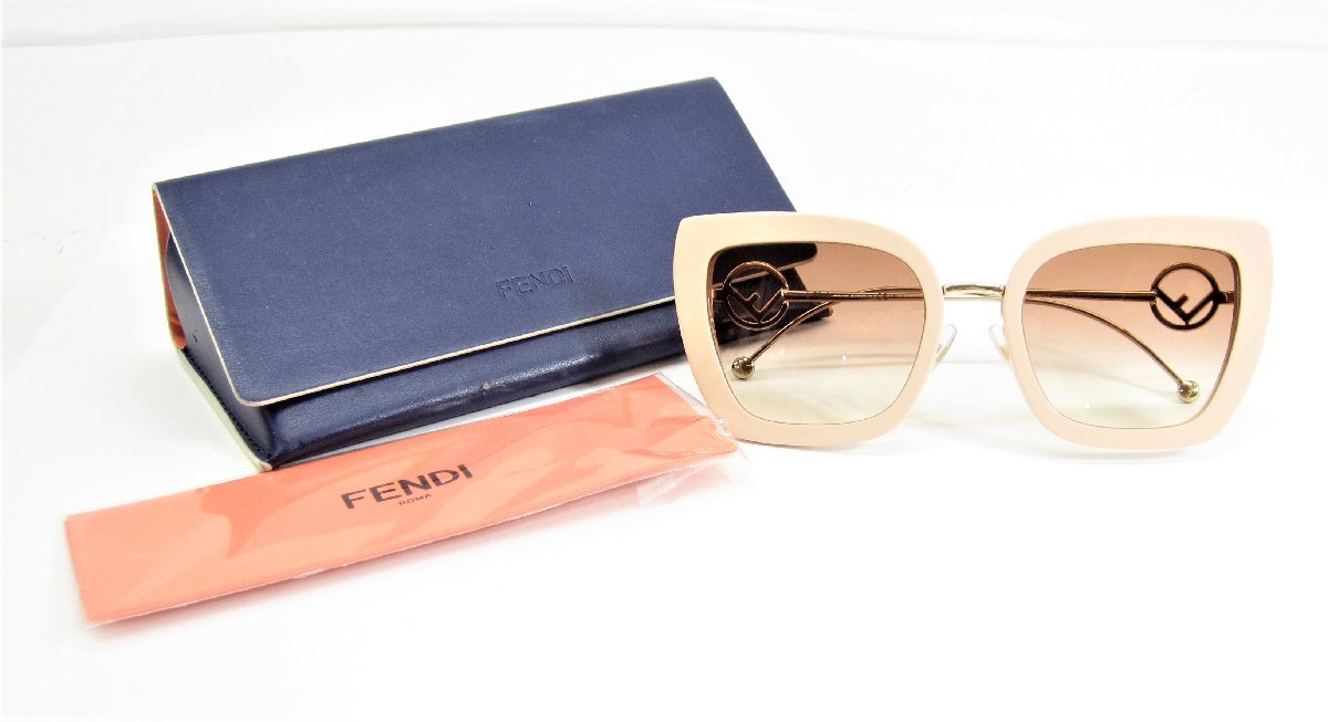 FENDI Fendi солнцезащитные очки I одежда FF 0424/F/S-FWM (HA) 55*22 140 солнцезащитные очки женский *UP3219