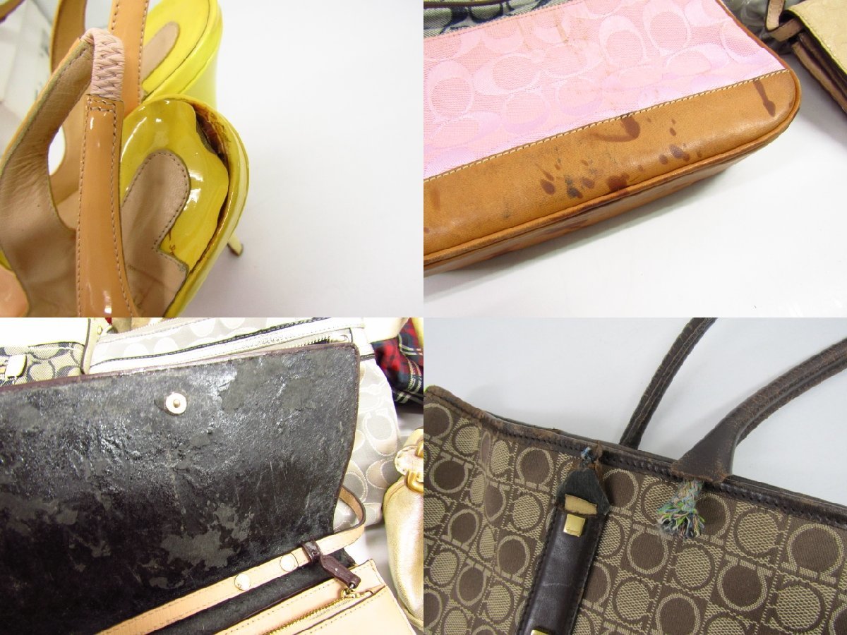 1円～ LOUIS VUITTON/CHANEL/GUCCI/PRADA/COACH他 130点以上 ハイブランド まとめ バッグ 靴 財布 ワケあり ジャンク品 中古 ◆8188