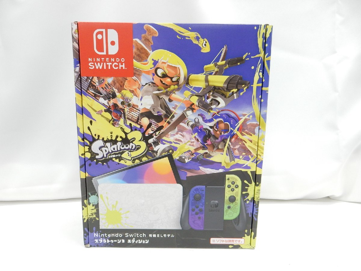 2022新発 スプラトゥーン３ 有機ELモデル Switch Nintendo 未使用品