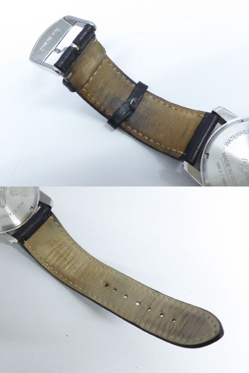 ツェッペリン ZEPPELIN 7680-2 100周年モデル クォーツ 腕時計 △WA5478_画像5