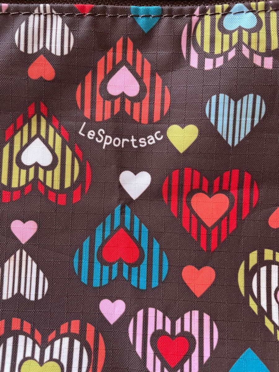 LeSportsac レスポートサック ポーチ ブラウン【最終価格】