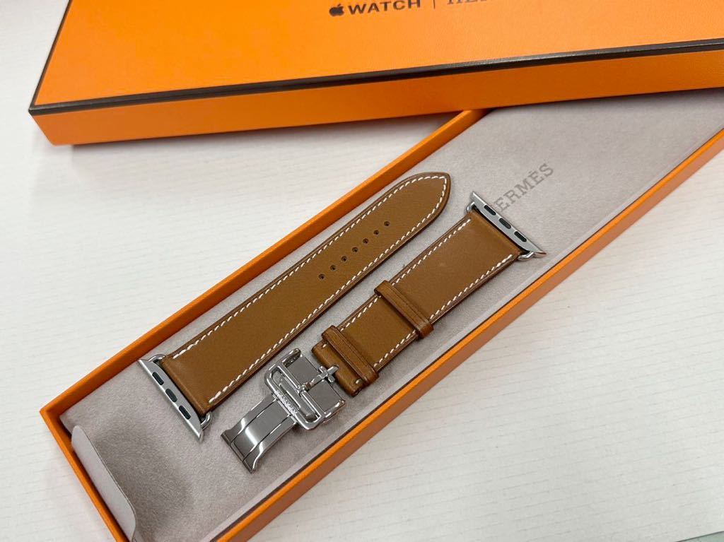 7 アップルウォッチ HERMES ディプロイアントバックル 44/45mm対応-