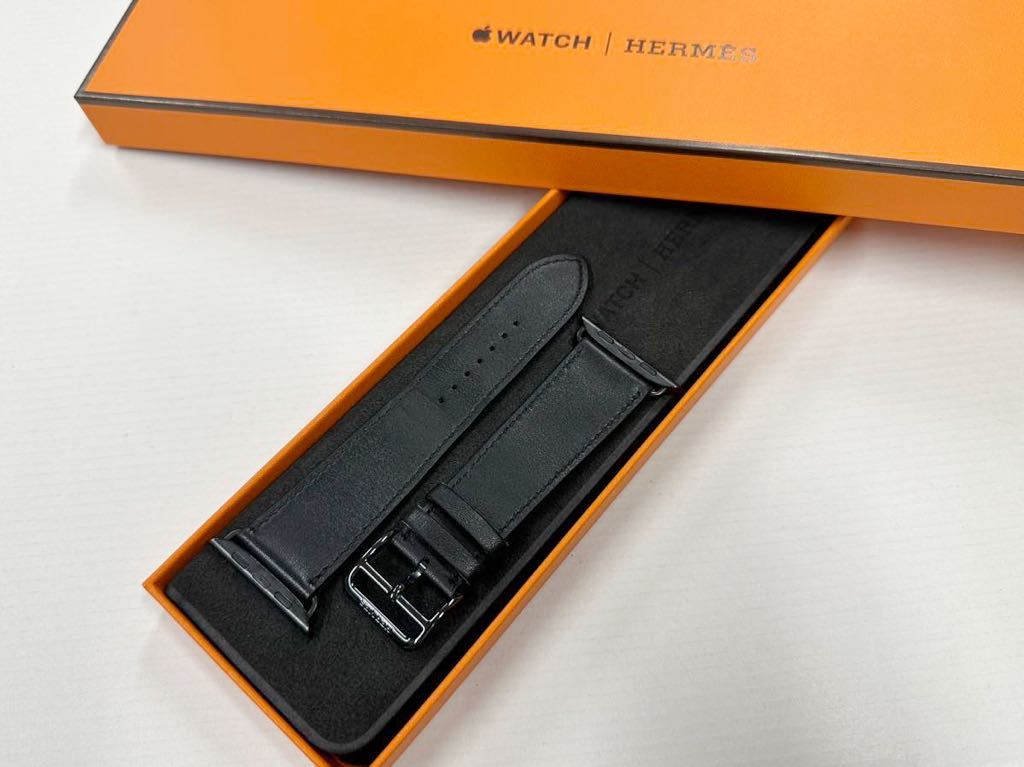 ☆即決 Apple Watch Hermes 45mm 44mm ブラック 黒 シンプルトゥール