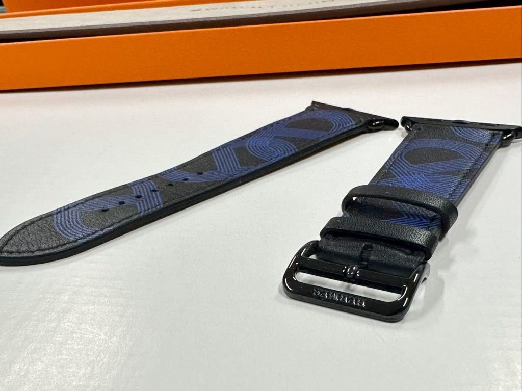 即決 美品 Apple watch HERMES Series7 45mm シンプルトゥール レザー