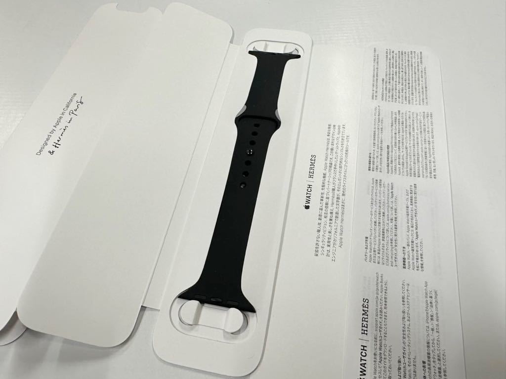 ☆未使用 即決 Series7 Apple Watch HERMES 黒 エルメス 限定 ブラックスポーツバンド 45mm 44mm 正規品 純正  アップルウォッ989 スマートウォッチ、ウェアラブル端末 スマートウォッチ、ウェアラブル端末