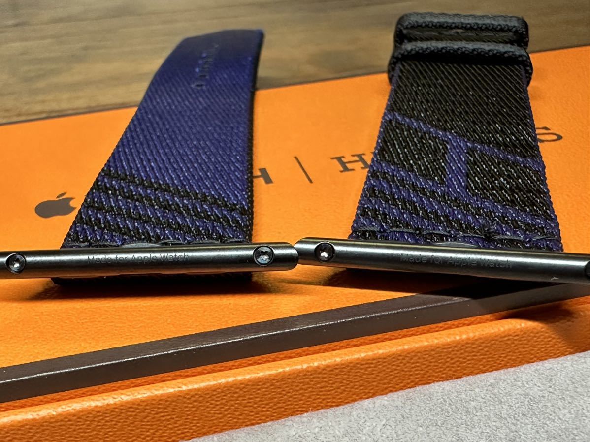 美品 即決 レア Apple Watch Hermes 45mm 44mm ジャンピング 黒 美品 即決 レア Apple Watch Hermes 45mm 44mm ジャンピング 黒