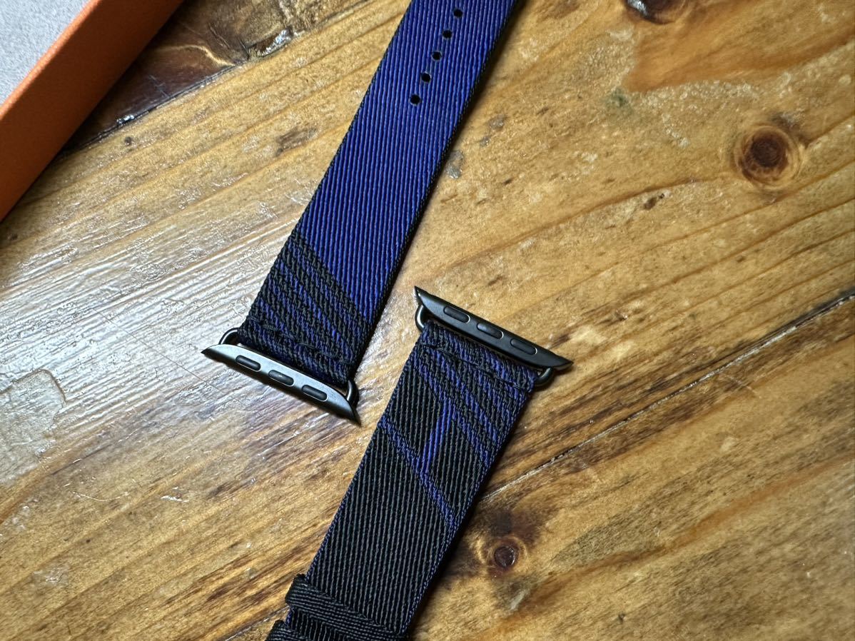 美品 即決 レア Apple Watch Hermes 45mm 44mm ジャンピング 黒 美品 即決 レア Apple Watch Hermes 45mm 44mm ジャンピング 黒